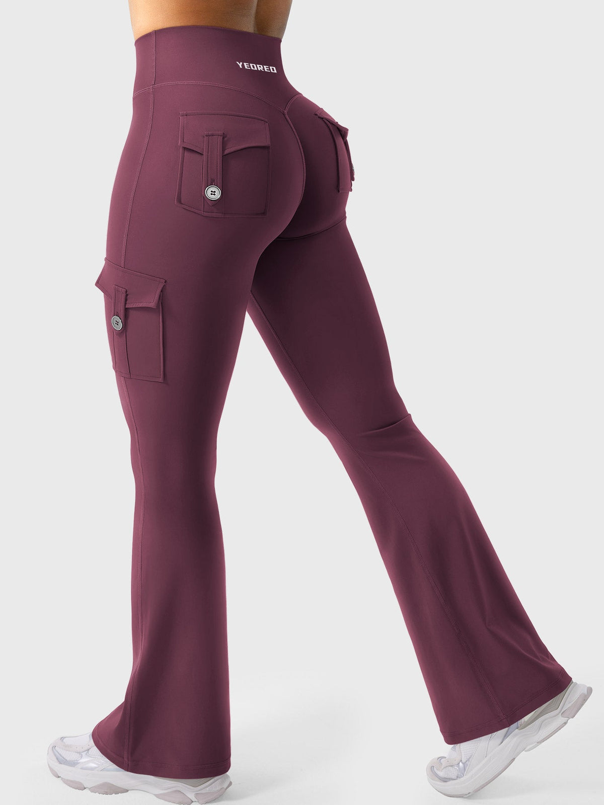 Leggings Movaelle CoreFlex acampanado cargo 30"