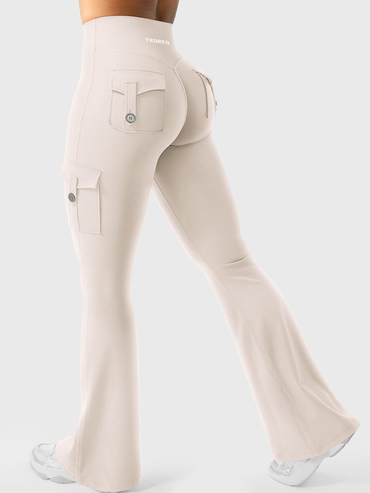 Leggings Movaelle CoreFlex acampanado cargo 34"