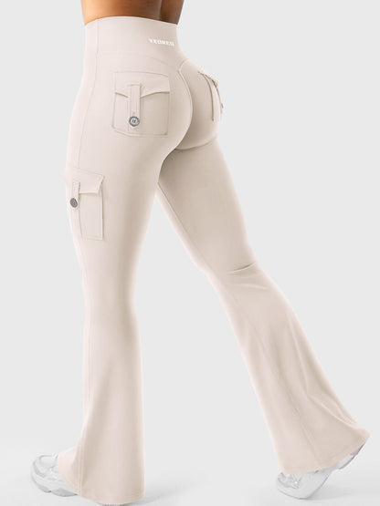 Leggings Movaelle CoreFlex acampanado cargo 34"