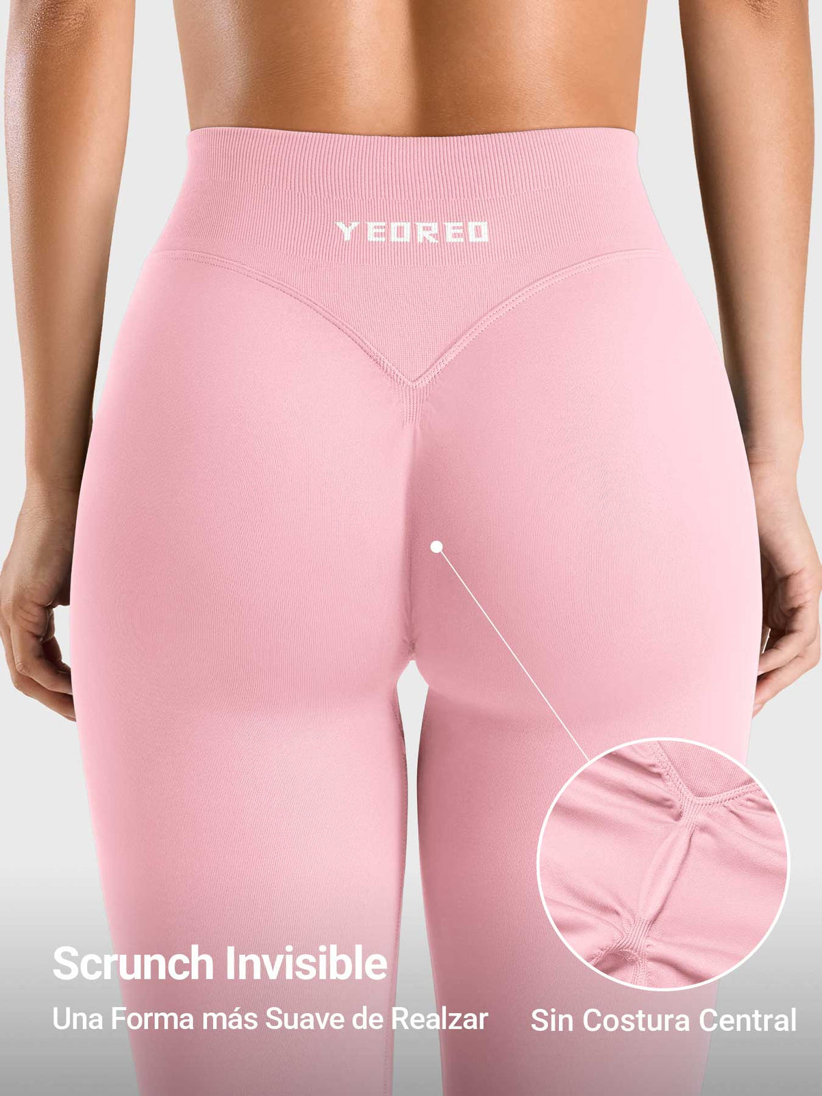 Leggings Movaelle Contour con fruncido invisible