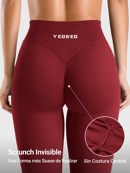 Leggings Movaelle Contour con fruncido invisible