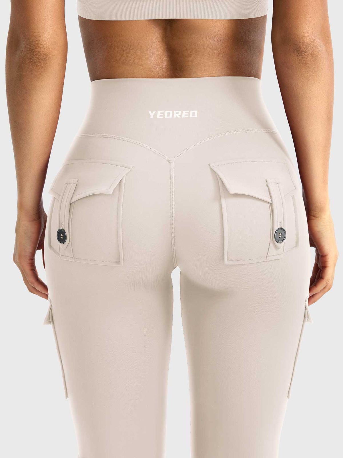 Leggings Movaelle CoreFlex acampanado cargo 34"