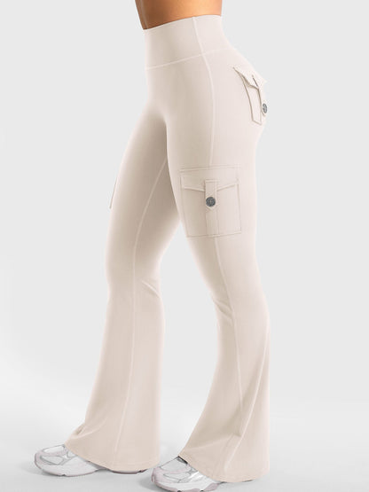 Leggings Movaelle CoreFlex acampanado cargo 34"