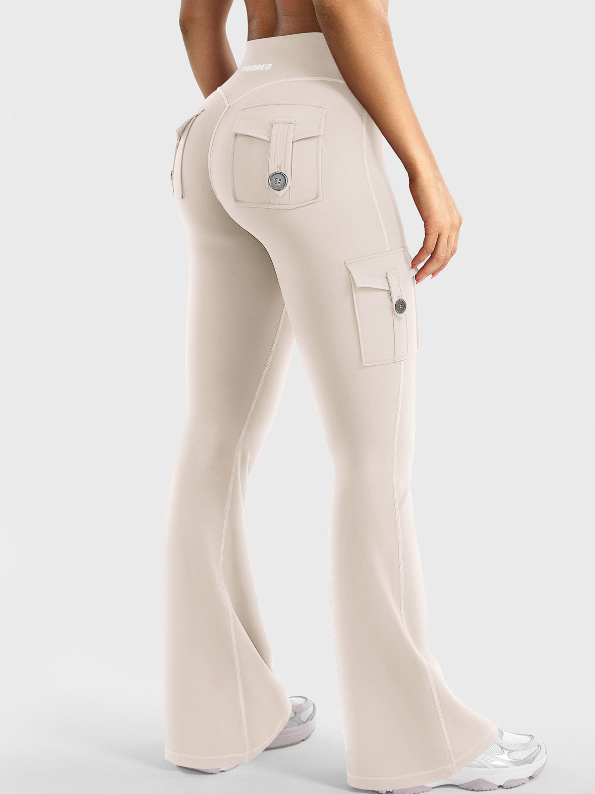 Leggings Movaelle CoreFlex acampanado cargo 34"