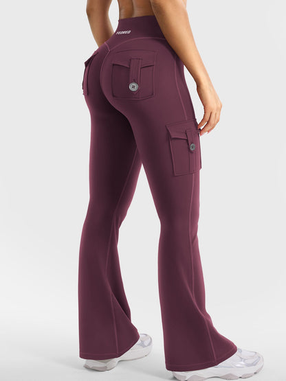 Leggings Movaelle CoreFlex acampanado cargo 30"