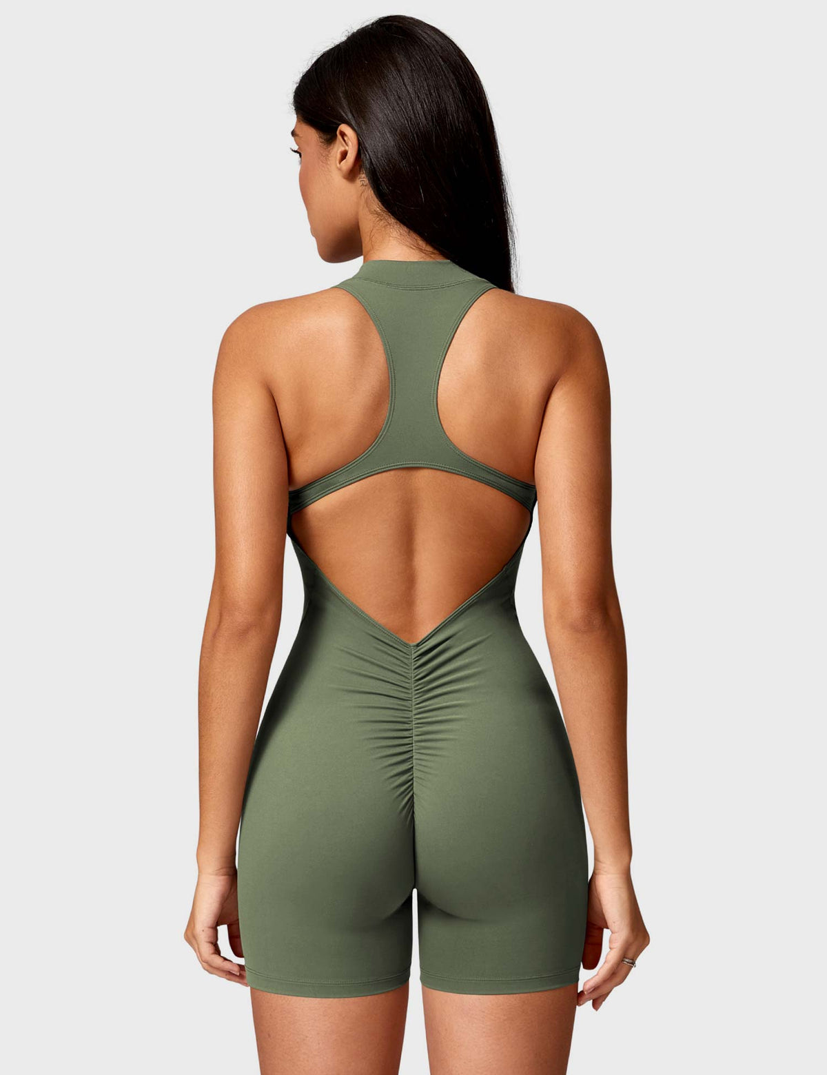 Mono corto Movaelle CoreFlex cremallera sin espalda