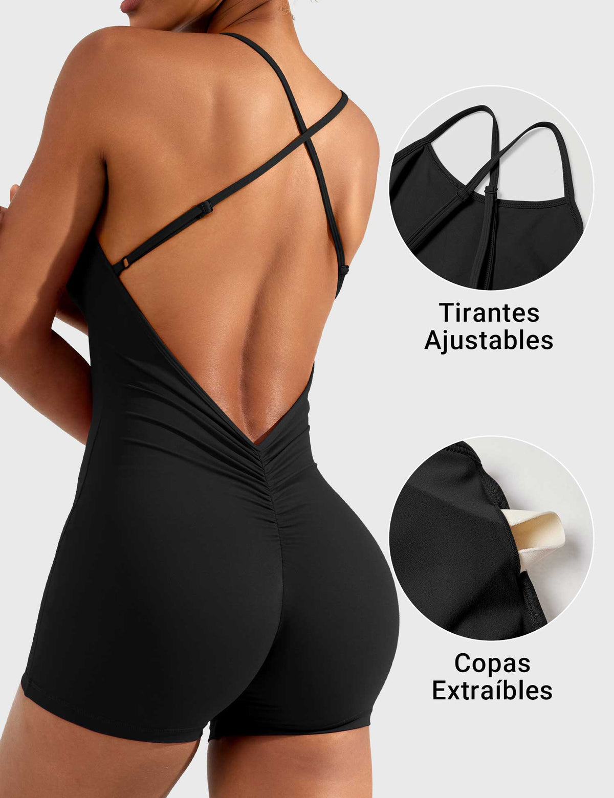 Mono corto Movaelle CoreFlex espalda V