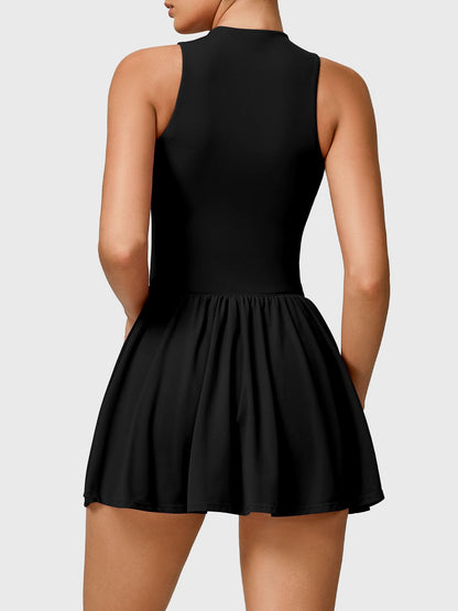 Vestido de tenis Movaelle CoreFlex con cremallera