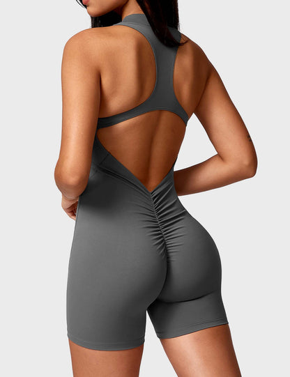 Mono corto Movaelle CoreFlex cremallera sin espalda