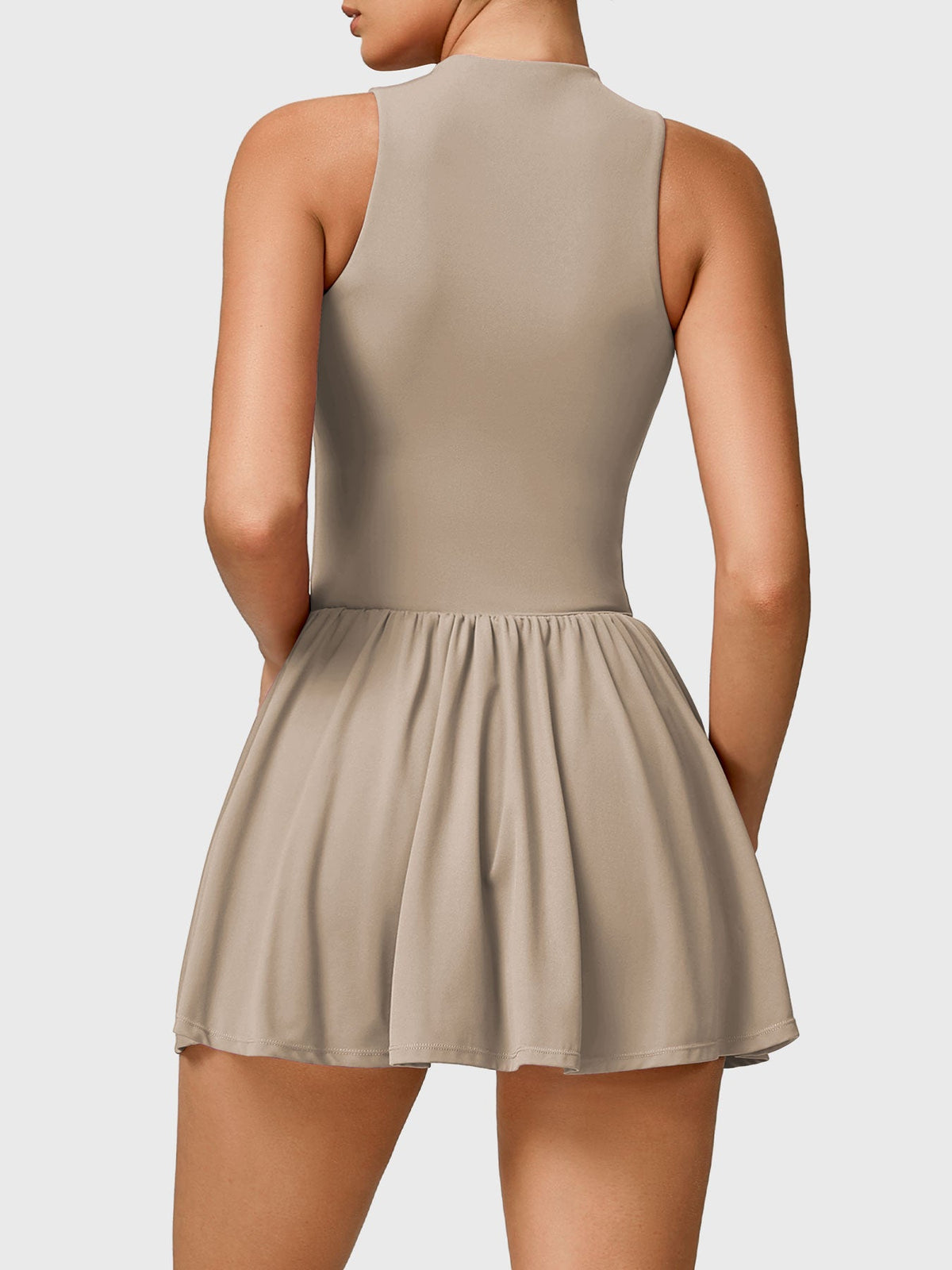 Vestido de tenis Movaelle CoreFlex con cremallera