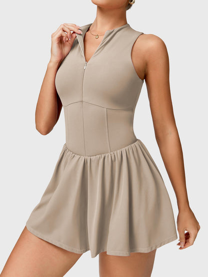 Vestido de tenis Movaelle CoreFlex con cremallera