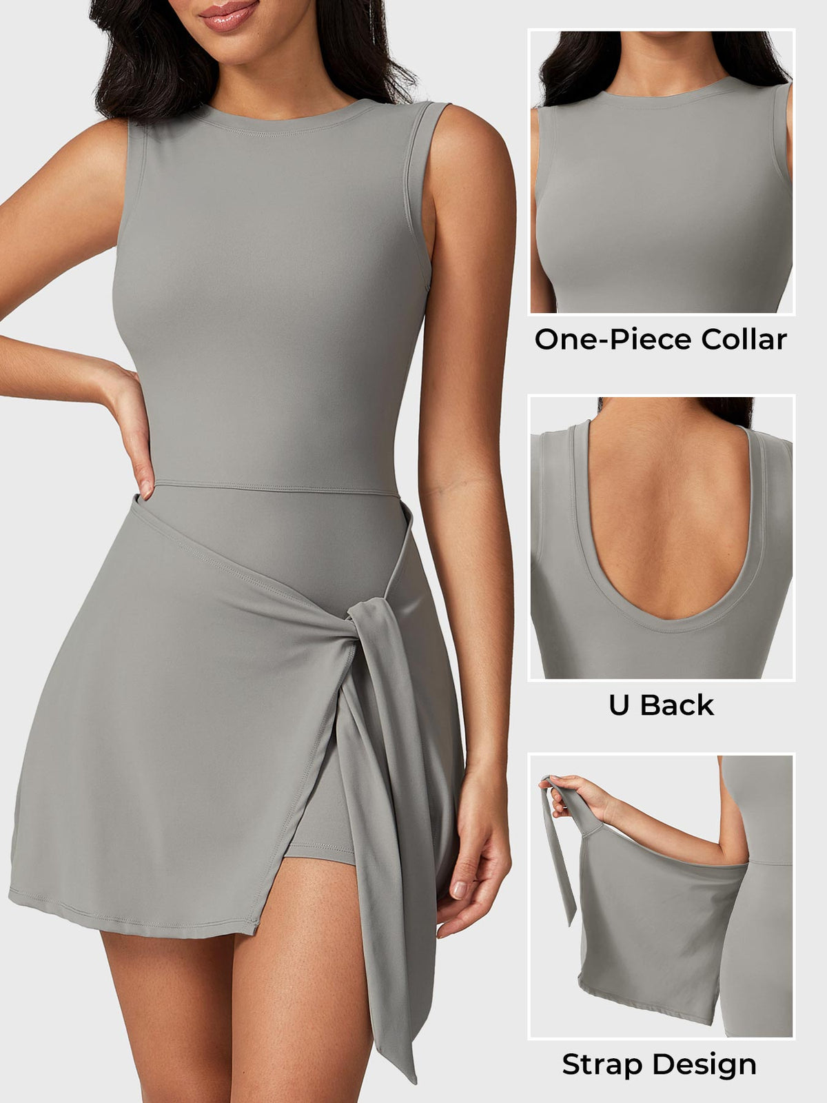 Vestido de tenis Movaelle CoreFlex sin mangas