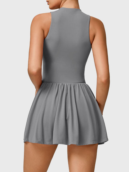 Vestido de tenis Movaelle CoreFlex con cremallera