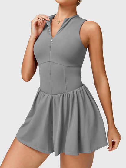 Vestido de tenis Movaelle CoreFlex con cremallera