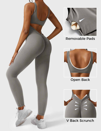 Mono largo Movaelle CoreFlex ajustado con espalda en V