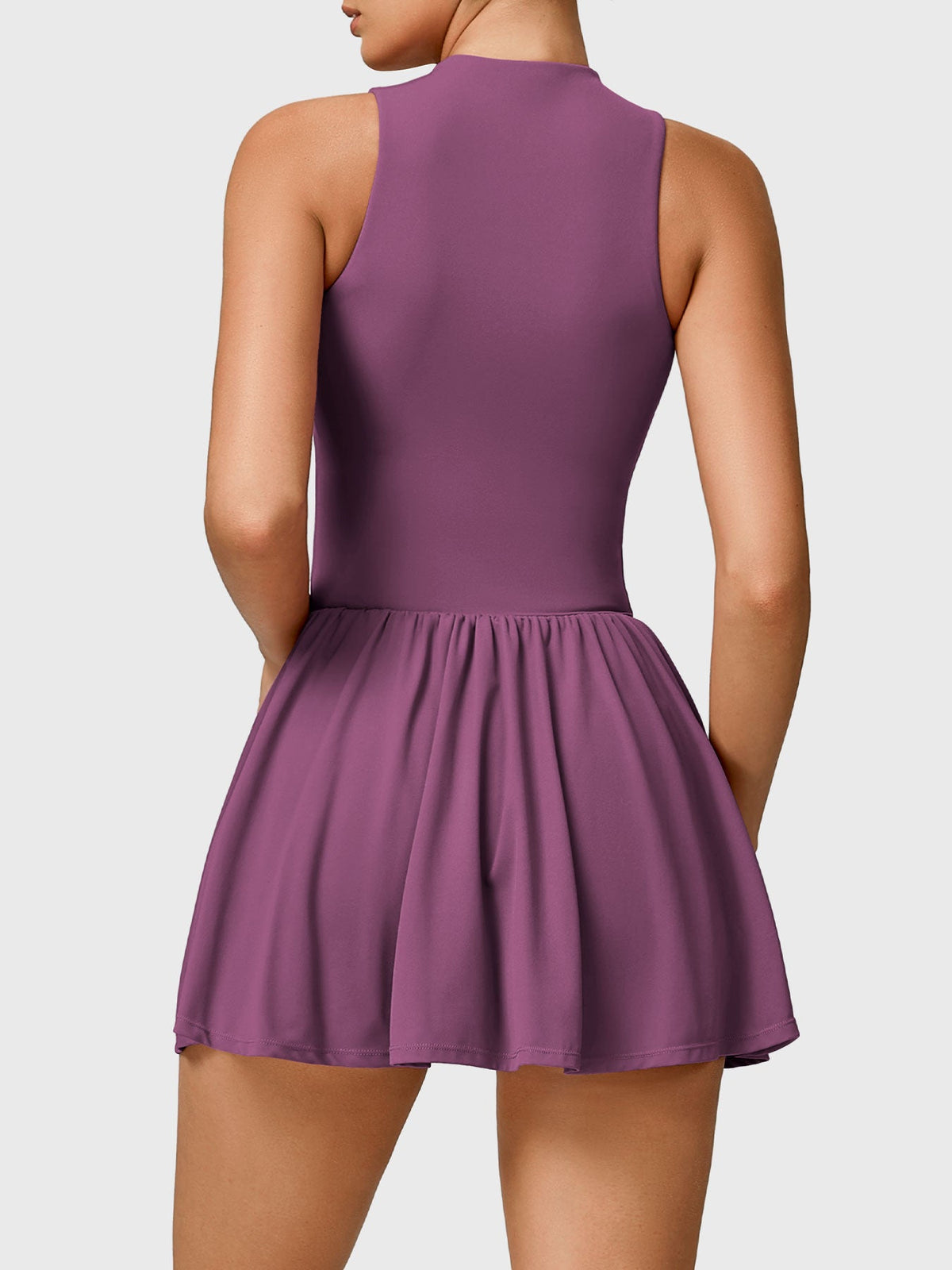 Vestido de tenis Movaelle CoreFlex con cremallera