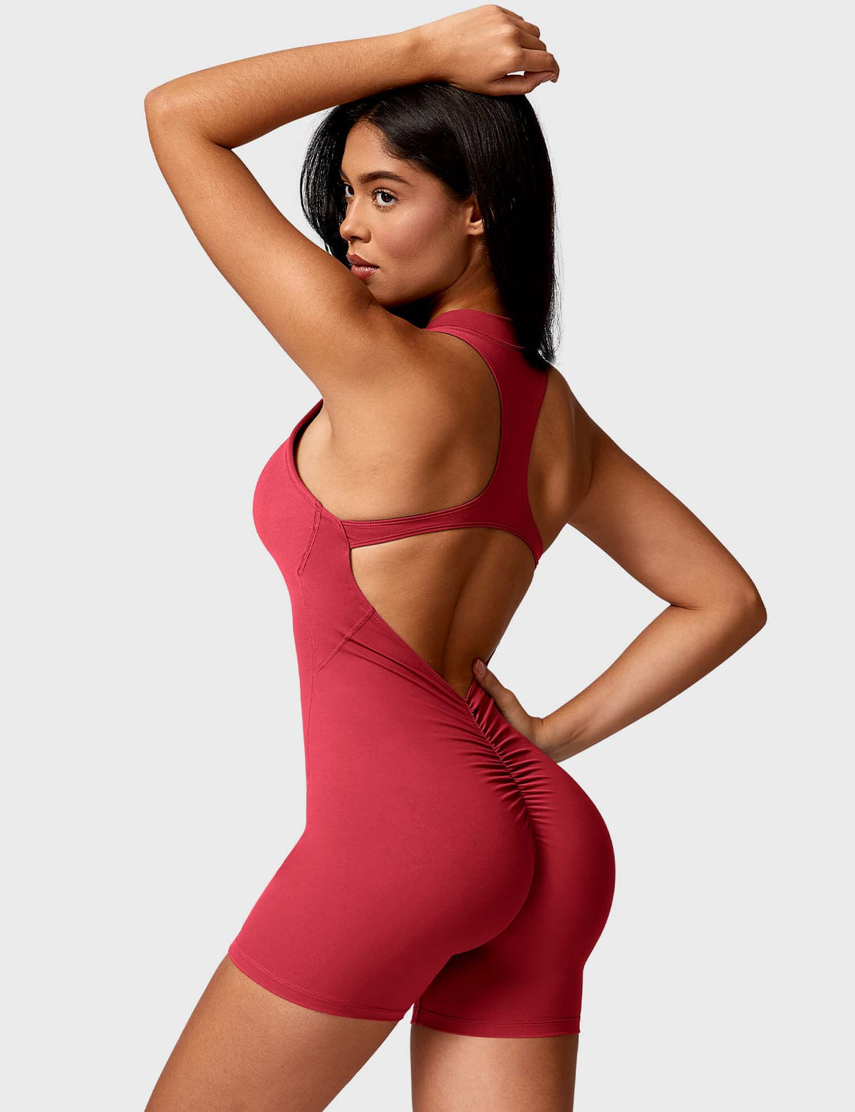 Mono corto Movaelle CoreFlex cremallera sin espalda