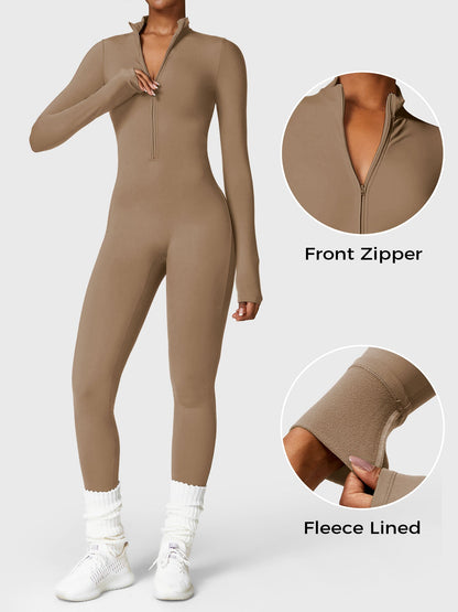 Mono largo Movaelle CoreFlex forro polar con cremallera