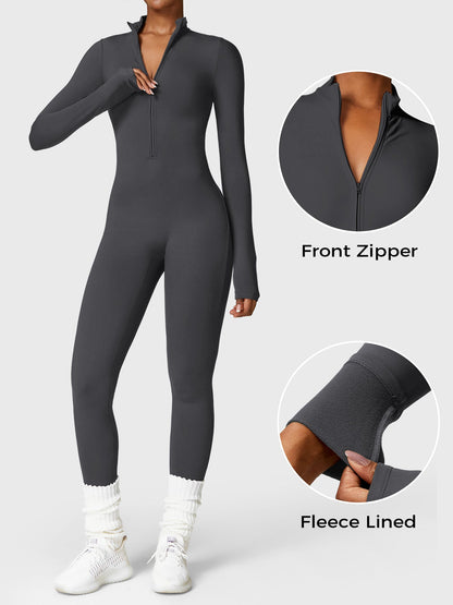 Mono largo Movaelle CoreFlex forro polar con cremallera