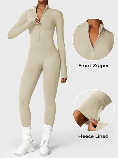 Mono largo Movaelle CoreFlex forro polar con cremallera