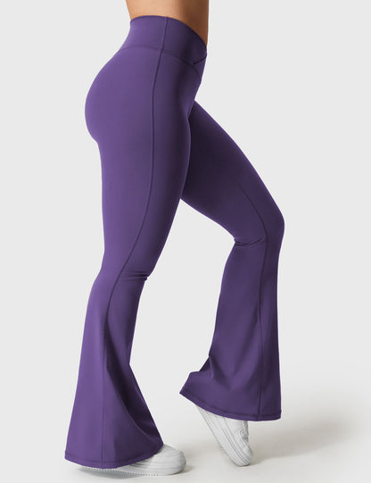 Leggings Movaelle CoreFlex flare con cintura en V