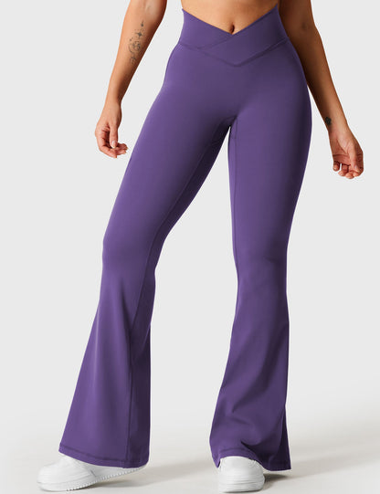 Leggings Movaelle CoreFlex flare con cintura en V