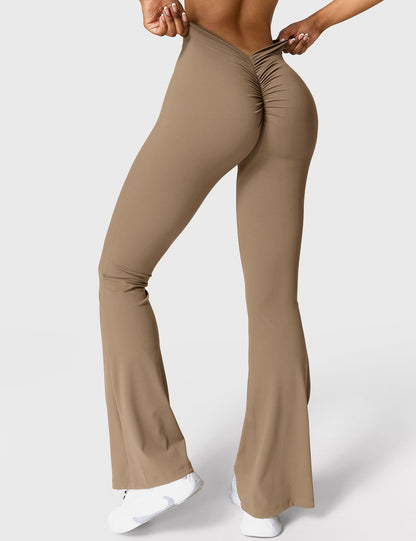Leggings Movaelle Contour acampanados con espalda en V
