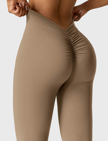 Leggings Movaelle Contour acampanados con espalda en V