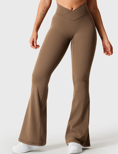 Leggings Movaelle CoreFlex flare con cintura en V