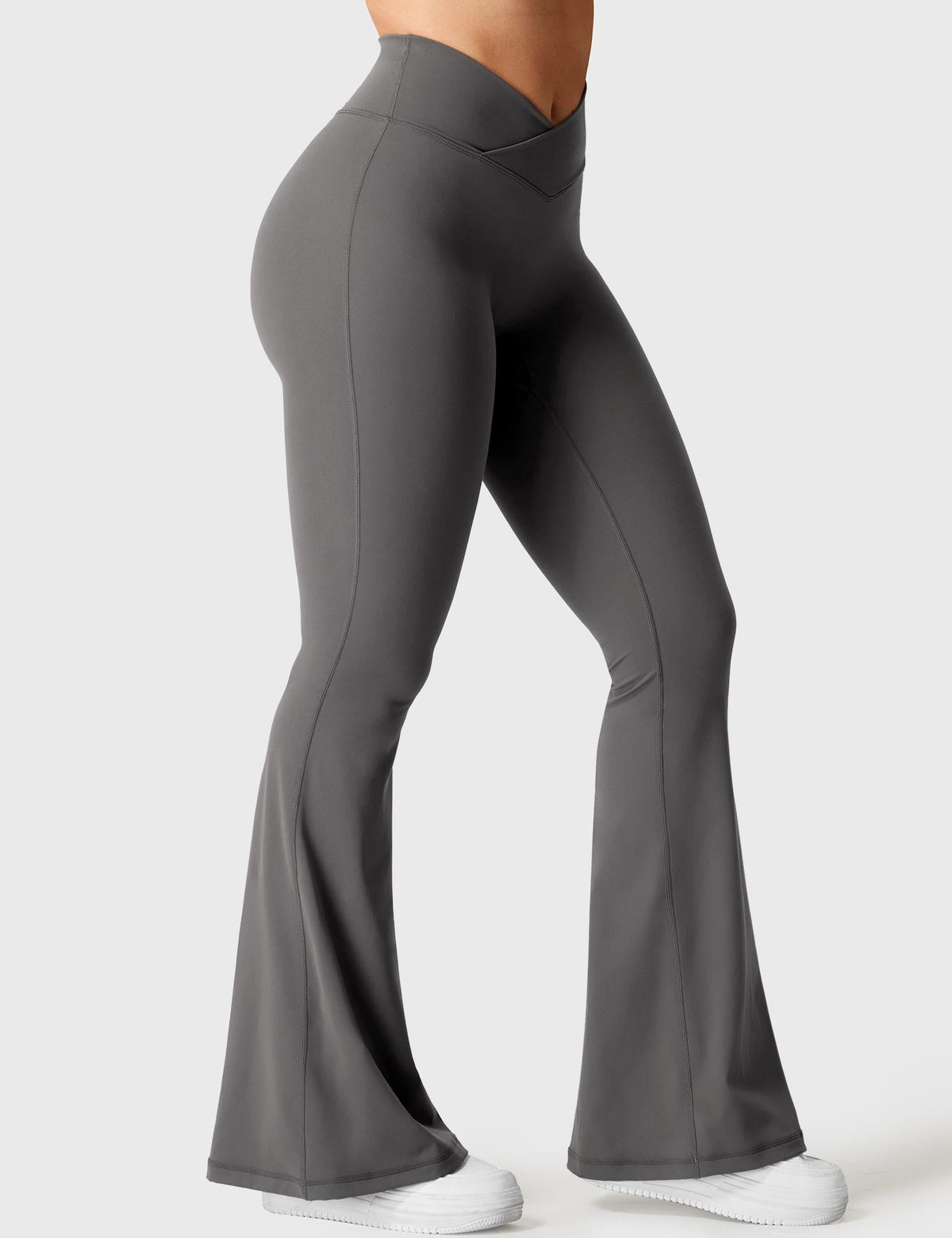 Leggings Movaelle CoreFlex flare con cintura en V