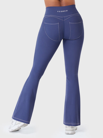 Leggings Movaelle Astridy acampanados efecto denim