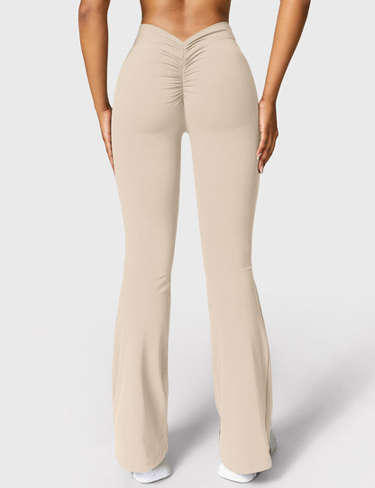 Leggings Movaelle Contour acampanados con espalda en V