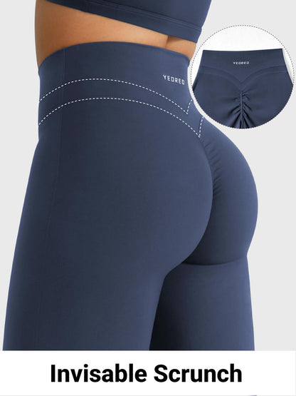 Leggings Movaelle Ease con fruncido oculto 33"