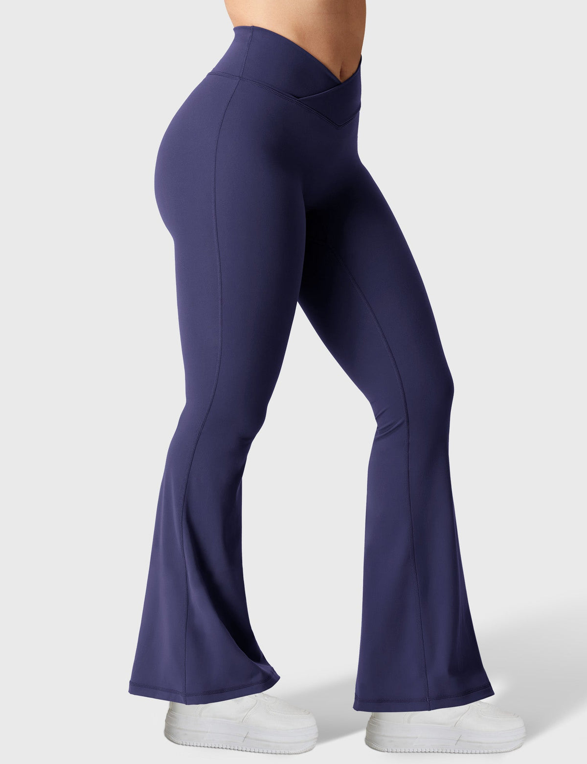 Leggings Movaelle flare con cintura en V