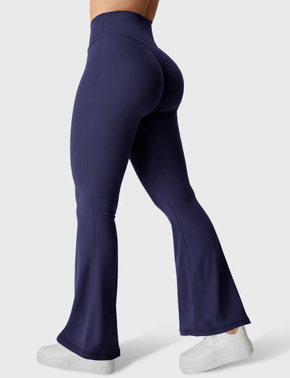 Leggings Movaelle flare con cintura en V