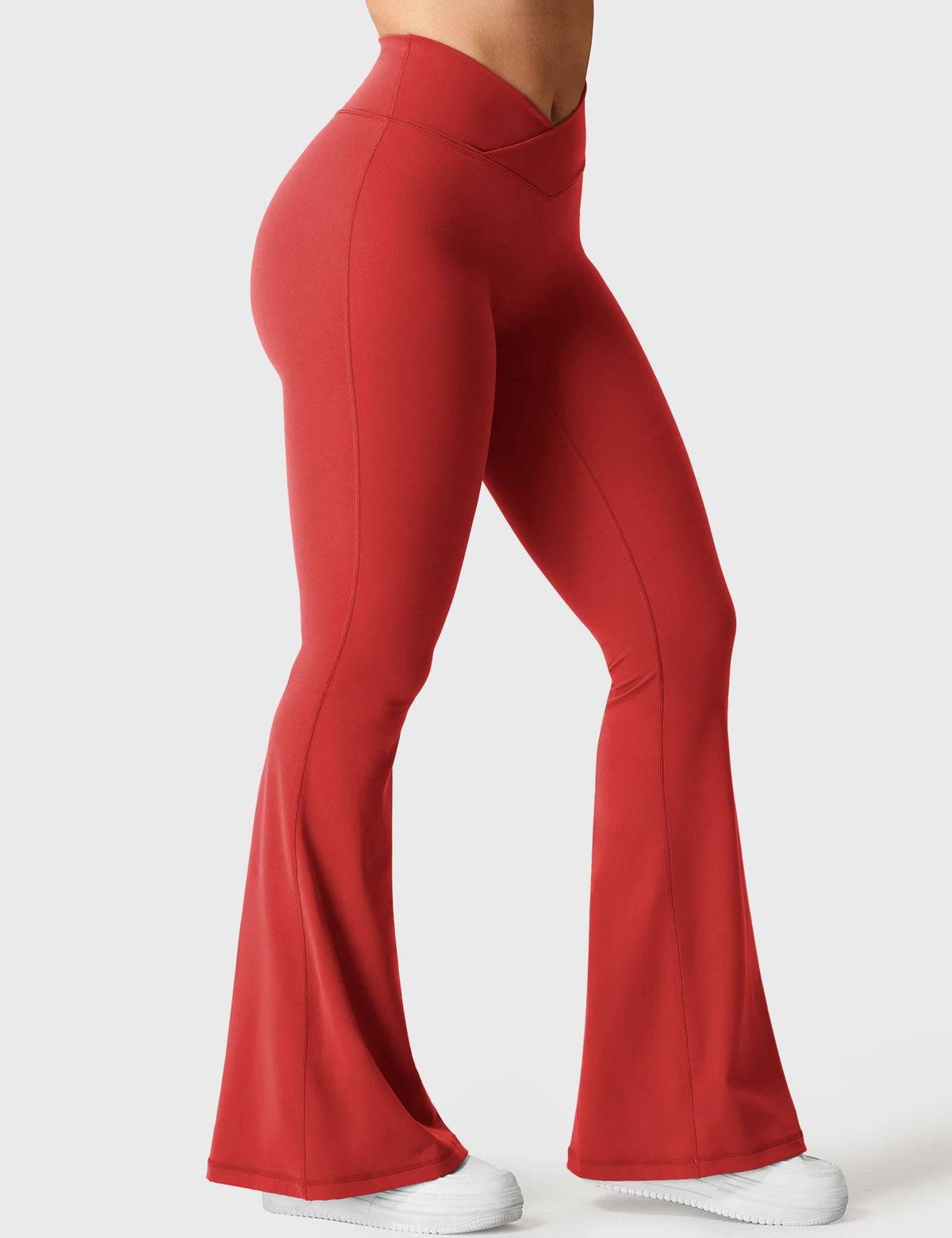 Leggings Movaelle CoreFlex flare con cintura en V