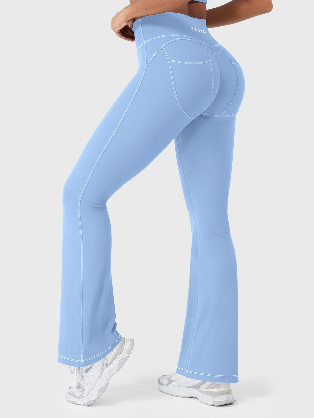 Leggings Movaelle Astridy acampanados efecto denim