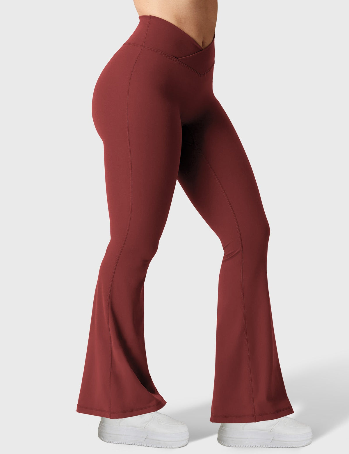Leggings Movaelle flare con cintura en V