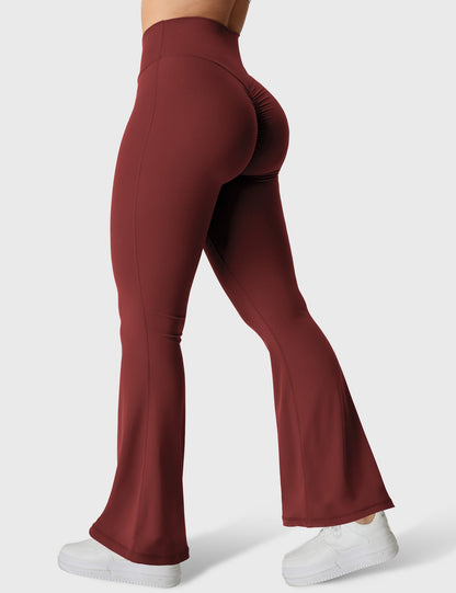 Leggings Movaelle flare con cintura en V