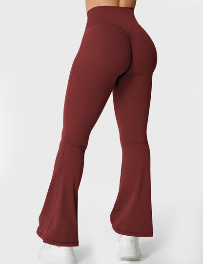 Leggings Movaelle flare con cintura en V