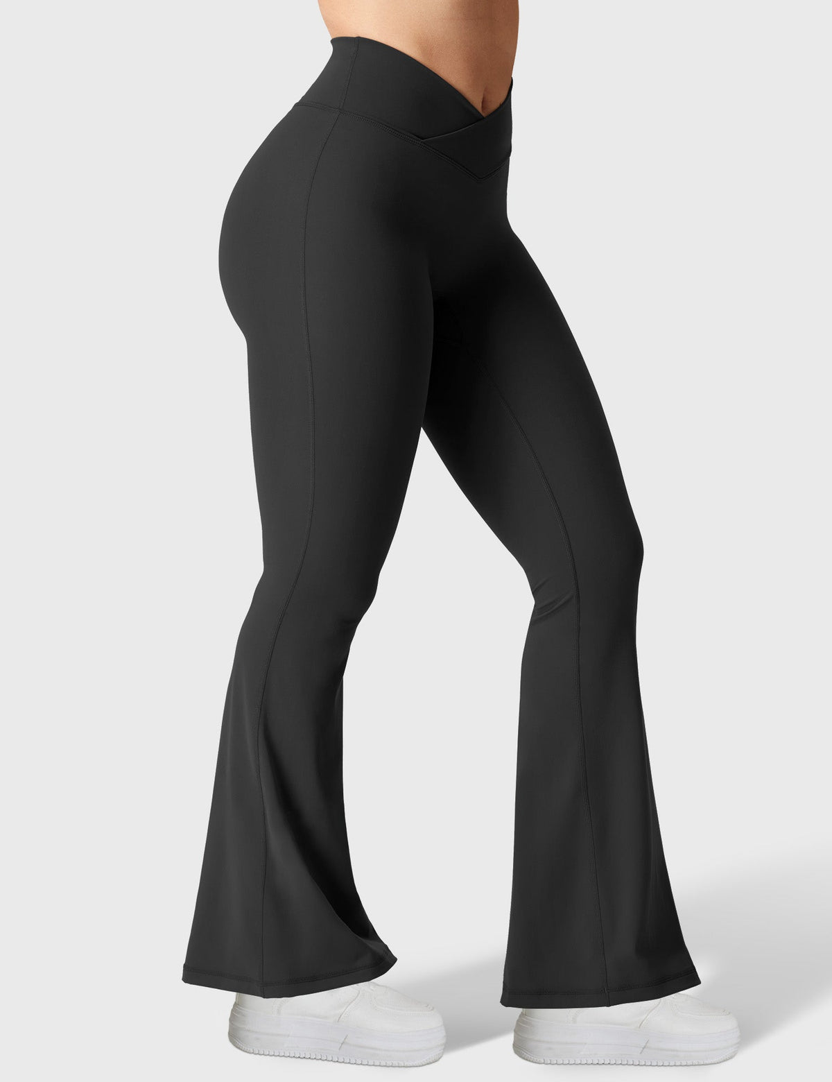 Leggings Movaelle flare con cintura en V