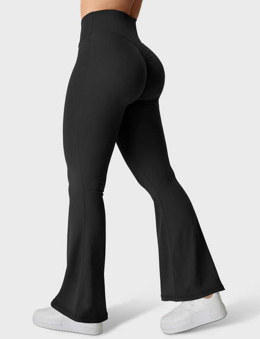 Leggings Movaelle flare con cintura en V