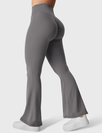 Leggings Movaelle flare con cintura en V