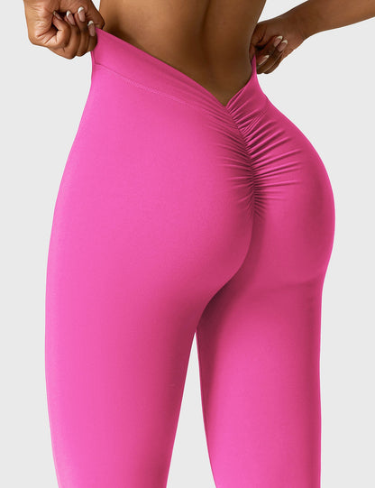 Leggings Movaelle Contour acampanados con espalda en V