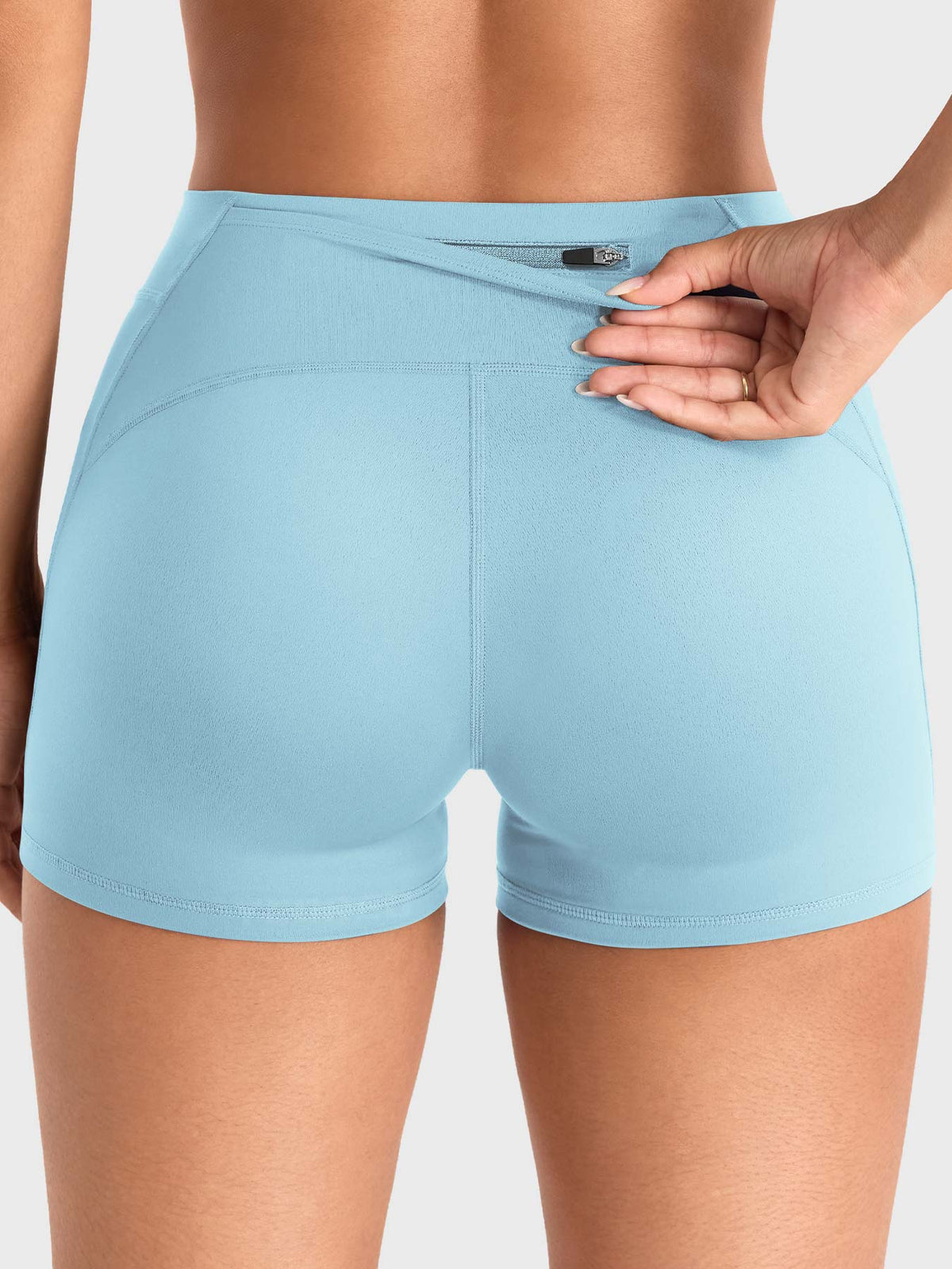 Short Movaelle CoreFlex bolsillo trasero cremallera