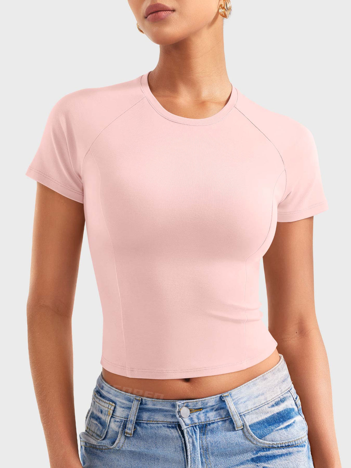 Camiseta Movaelle Ease algodón manga raglán