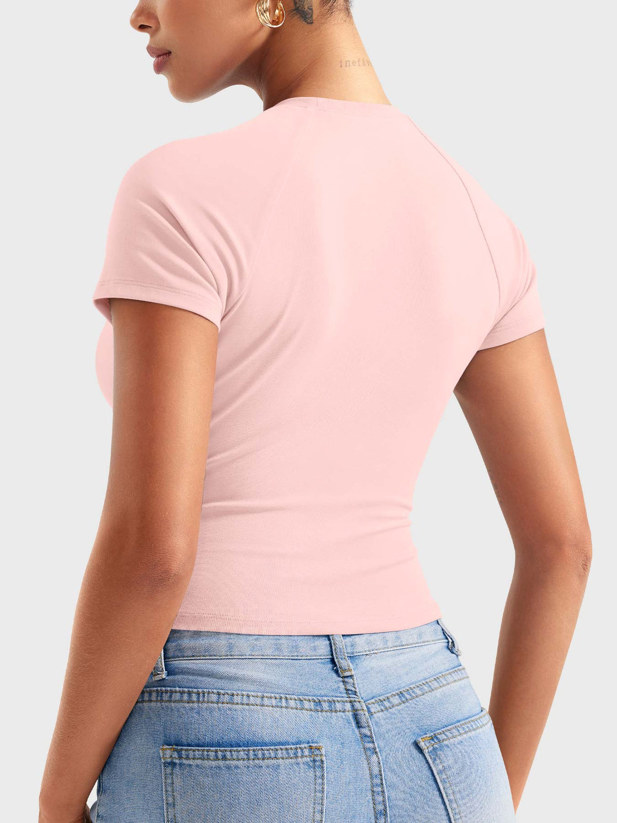 Camiseta Movaelle Ease algodón manga raglán