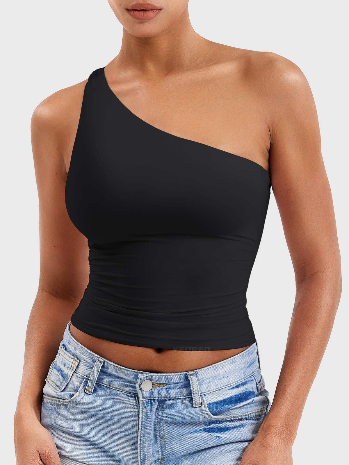 Camiseta Movaelle CoreFlex deportiva de un hombro