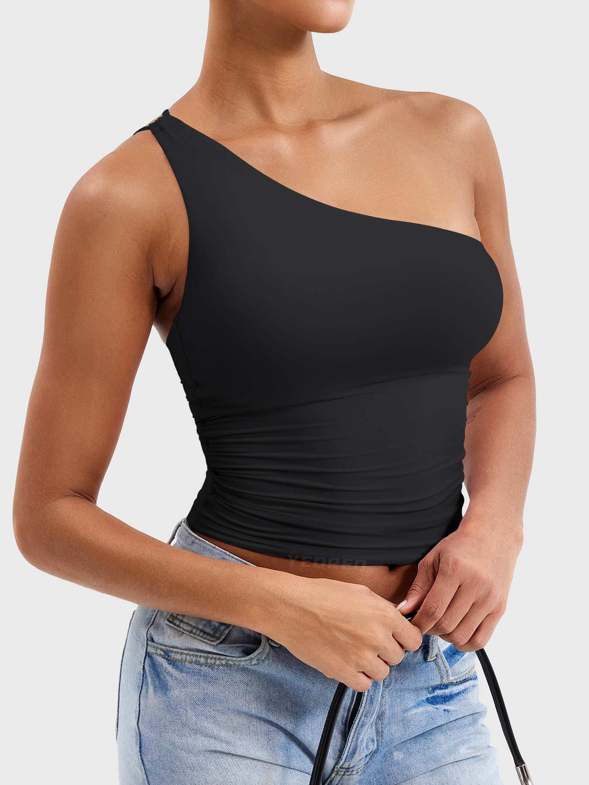 Camiseta Movaelle CoreFlex deportiva de un hombro