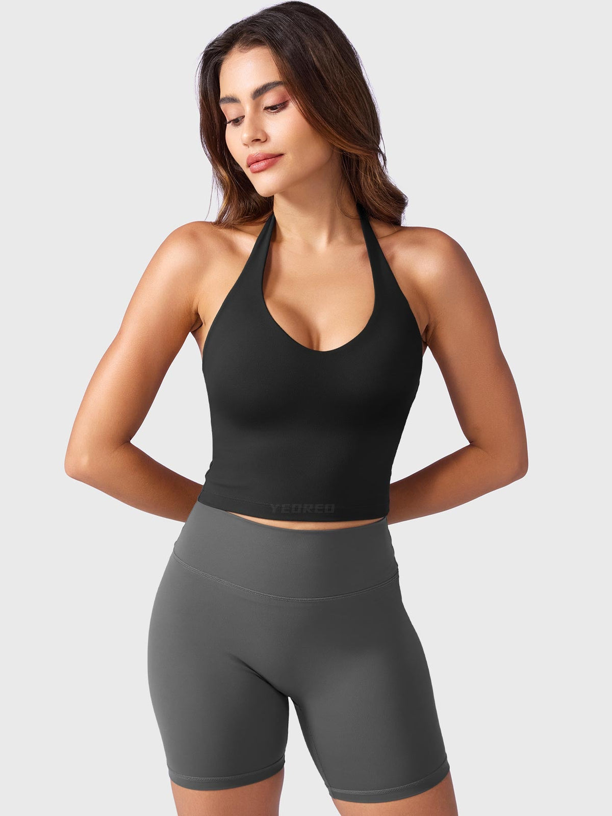 Camiseta de tirantes Movaelle CoreFlex halter con colgante